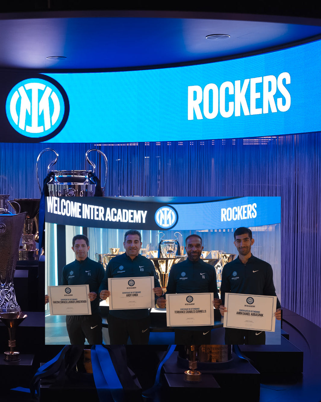 Inter Academy Rockers Coaches Embark on an Inspirational Journey to Milano, Italy