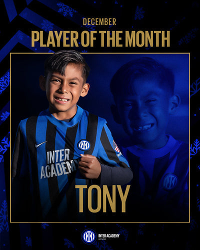 Tony is Player Of The Month - December!