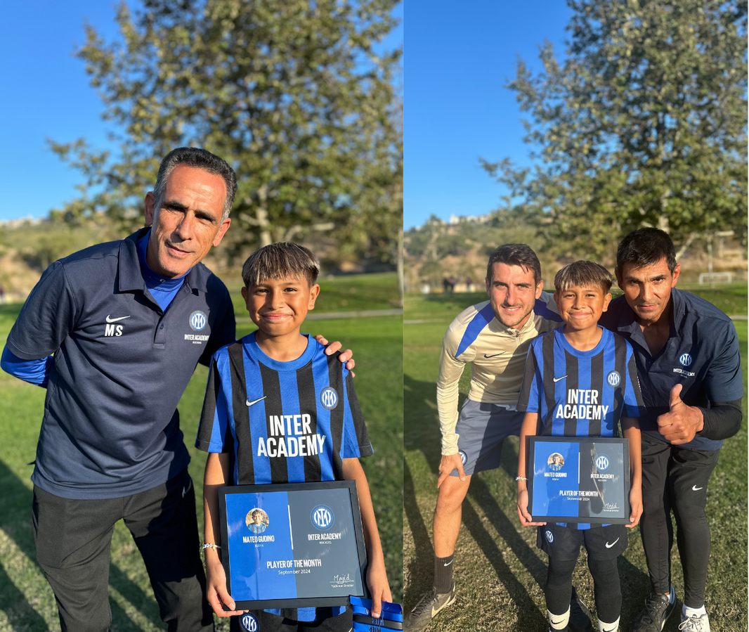 Mateo is Player of the Month - September!